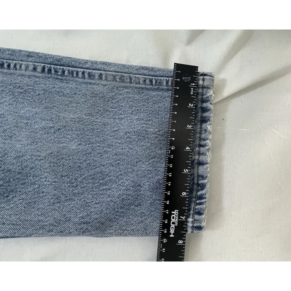 Vtg Wrangler Jeans 32x32‎ Blue Wash Denim Thrashed Distressed Ripped Grunge Work